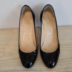 Christian Louboutin Simple Pump 85 Patent Black Size 38